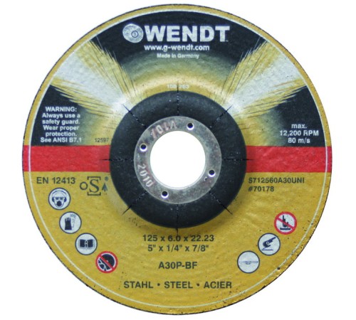 Обдирочные круги G-Wendt Power сталь (код 8127)