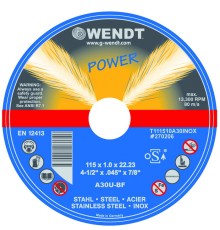 Отрезные круги G-Wendt Power нержавеющая сталь (270 218)