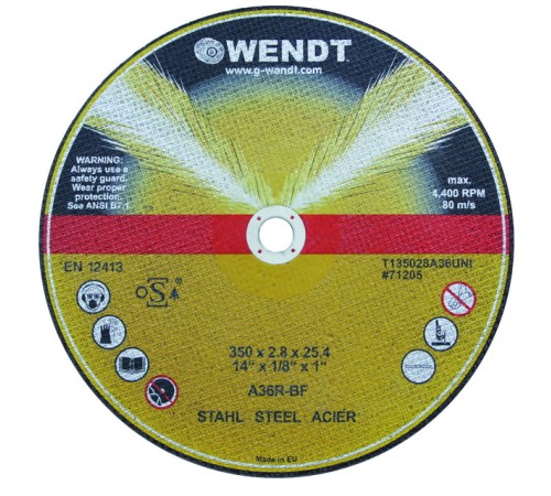 Отрезные круги 300мм и 350мм G-Wendt Power сталь (код 8146)