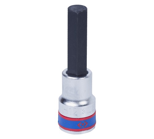 Насадка (бита) торцевая 1/2", Hex, 12 мм, L = 80 мм KING TONY 403512 Насадка (бита) торцевая 1/2", Hex, 12 мм, L = 80 мм KING TONY 403512