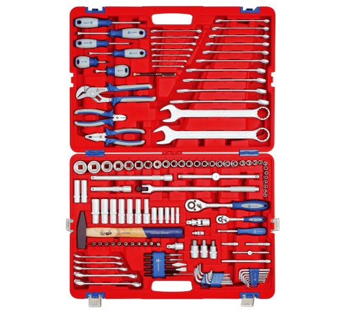 Набор инструментов 128 предметов, универсальный МАСТАК 01-128C