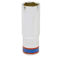 Головка торцевая глубокая шестигранная 1/2", 21 мм KING TONY 423521M Головка торцевая глубокая шестигранная 1/2", 21 мм KING TONY 423521M