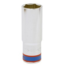 Головка торцевая глубокая шестигранная 1/2", 21 мм KING TONY 423521M