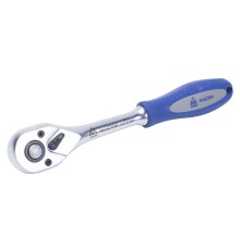 Трещотка 3/8", 45 зубцов, флажковая с кнопкой МАСТАК 010-31408H