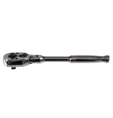 Трещотка 1/4", 150 мм, 24 зубца, флажковая с кнопкой, шарнирная KING TONY 2781-06P