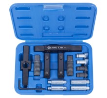 Набор для монтажа и демонтажа амортизатора из рычага подвески, 15 предметов KING TONY 9BJ11