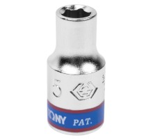 Головка торцевая стандартная шестигранная 1/4", 5 мм KING TONY 233505M Головка торцевая стандартная шестигранная 1/4", 5 мм KING TONY 233505M