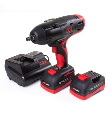 Гайковерт аккумуляторный ударный 1/2", 1220 Нм, 18 В, 4 предмета, кейс MIGHTY SEVEN DW-18502