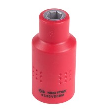 Головка торцевая диэлектрическая шестигранная 1/2", 8 мм KING TONY 4335VE08M