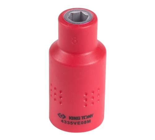 Головка торцевая диэлектрическая шестигранная 1/2", 8 мм KING TONY 4335VE08M
