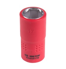 Головка торцевая диэлектрическая шестигранная 1/2", 17 мм KING TONY 4335VE17M