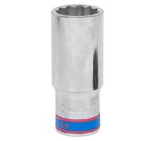 Головка торцевая глубокая двенадцатигранная 1/2", 23 мм KING TONY 423023M