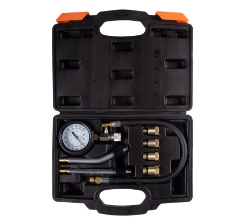Компрессометр бензиновый, 0-20 атм, кейс, 8 предметов AFFIX AF12010008C