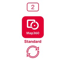 Право на обновление ПО Leica MAP 360 Standard CCP на два года