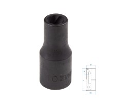 Головка для поврежденного крепежа 1/2", 10 мм KING TONY 9TD403-10M Головка для поврежденного крепежа 1/2", 10 мм KING TONY 9TD403-10M