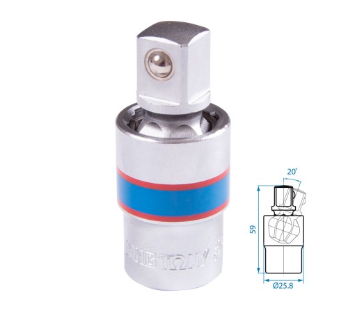 Кардан 1/2", шаровый KING TONY 4793 Кардан 1/2", шаровый KING TONY 4793