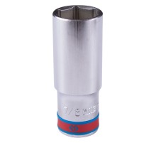 Головка торцевая глубокая шестигранная 1/2", 7/8", дюймовая KING TONY 423528S