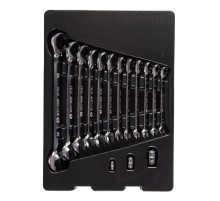 Набор комбинированных ключей с трещоткой, ложемент, 15 предметов KING TONY 9-102A15MR