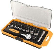 Набор вставок (бит) 1/4", PH, PZ, Hex, Torx, Slotted, 38 предметов TOLSEN TT20035 Набор вставок (бит) 1/4", PH, PZ, Hex, Torx, Slotted, 38 предметов TOLSEN TT20035