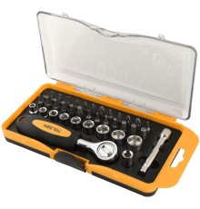 Набор вставок (бит) 1/4", PH, PZ, Hex, Torx, Slotted, 38 предметов TOLSEN TT20035 Набор вставок (бит) 1/4", PH, PZ, Hex, Torx, Slotted, 38 предметов TOLSEN TT20035