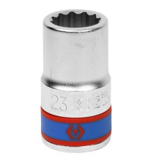 Головка торцевая стандартная двенадцатигранная 3/4", 23 мм KING TONY 633023M