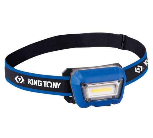 Фонарь светодиодный, налобный, 1 Led COB, 3,7 В KING TONY 9TA52A Фонарь светодиодный, налобный, 1 Led COB, 3,7 В KING TONY 9TA52A