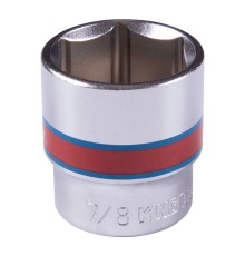 Головка торцевая стандартная шестигранная 3/8", 7/8", дюймовая KING TONY 333528S Головка торцевая стандартная шестигранная 3/8", 7/8", дюймовая KING TONY 333528S