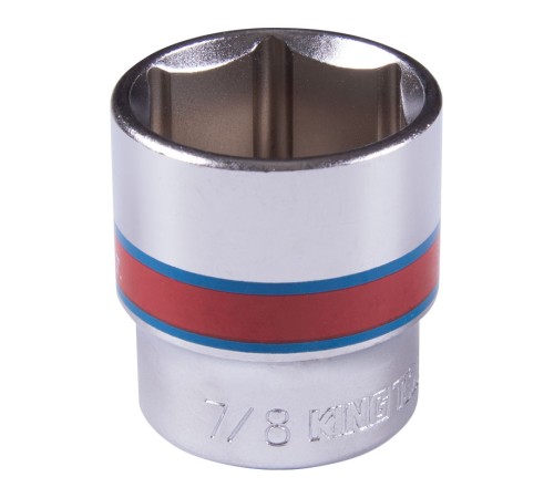 Головка торцевая стандартная шестигранная 3/8", 7/8", дюймовая KING TONY 333528S