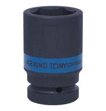 Головка торцевая ударная глубокая шестигранная 1", 42 мм KING TONY 843542M Головка торцевая ударная глубокая шестигранная 1", 42 мм KING TONY 843542M