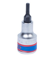 Насадка (бита) торцевая 1/2", Hex, 4 мм, L = 60 мм KING TONY 402504 Насадка (бита) торцевая 1/2", Hex, 4 мм, L = 60 мм KING TONY 402504