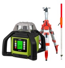 Комплект: ротационный нивелир RGK SP-500G + штатив RGK SH-170 рейка RGK LR-2