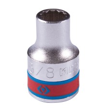 Головка торцевая стандартная двенадцатигранная 1/2", 3/8", дюймовая KING TONY 433012S Головка торцевая стандартная двенадцатигранная 1/2", 3/8", дюймовая KING TONY 433012S
