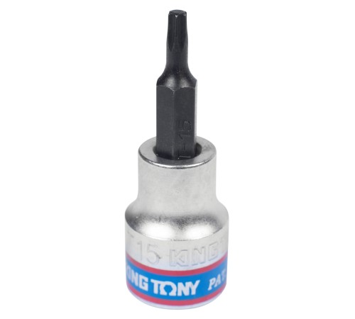 Насадка (бита) торцевая 3/8", Torx, T15, L = 50 мм KING TONY 302315 Насадка (бита) торцевая 3/8", Torx, T15, L = 50 мм KING TONY 302315