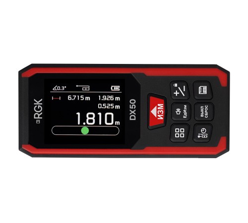 Лазерный дальномер RGK DX50 с поверкой