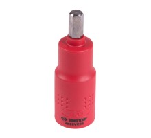 Насадка (бита) торцевая диэлектрическая 1/2", HEX, 8 мм, L = 75 мм KING TONY 4025VE08 Насадка (бита) торцевая диэлектрическая 1/2", HEX, 8 мм, L = 75 мм KING TONY 4025VE08