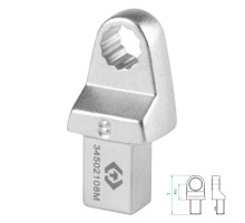 Насадка накидная серии "FIT", 8 мм, 9х12 мм KING TONY 34502108M Насадка накидная серии "FIT", 8 мм, 9х12 мм KING TONY 34502108M