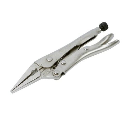 Зажим с фиксатором 165 мм, тонконосый KING TONY 6315-06