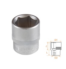 Головка торцевая стандартная шестигранная 3/8", 18 мм AFFIX AF00030018