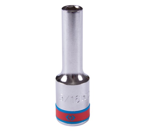 Головка торцевая глубокая шестигранная 1/2", 5/16", дюймовая KING TONY 423510S