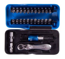 Набор вставок (бит) серии "АТОМ", 1/4", PH, PZ, Hex, Torx, 26 предметов KING TONY 1026CQ-AM