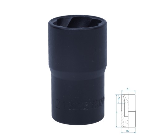 Головка для поврежденного крепежа 1/2", 21 мм KING TONY 9TD403-21M Головка для поврежденного крепежа 1/2", 21 мм KING TONY 9TD403-21M