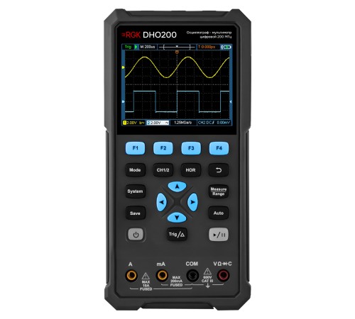 Осциллограф - мультиметр RGK DHO200 с поверкой