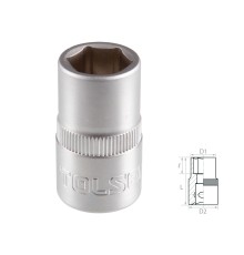 Головка торцевая стандартная шестигранная 1/2", 11 мм TOLSEN TT16511 Головка торцевая стандартная шестигранная 1/2", 11 мм TOLSEN TT16511