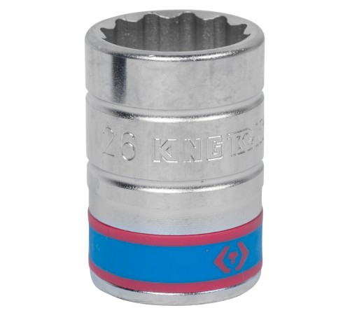 Головка торцевая стандартная двенадцатигранная 3/4", 26 мм KING TONY 633026M