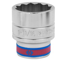 Головка торцевая стандартная двенадцатигранная 3/4", 1-11/16, дюймовая KING TONY 633054S