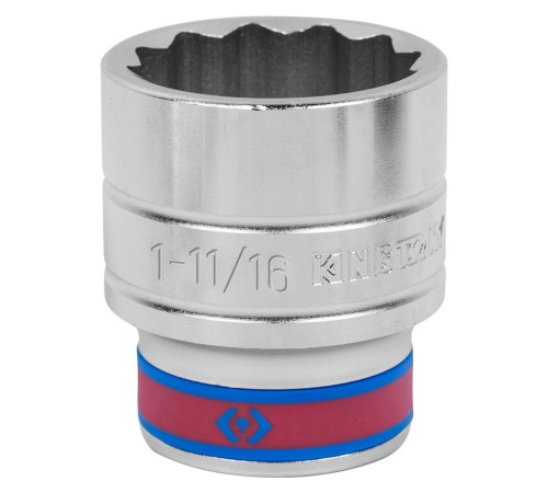 Головка торцевая стандартная двенадцатигранная 3/4", 1-11/16, дюймовая KING TONY 633054S