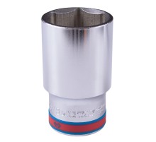 Головка торцевая глубокая шестигранная 1/2", 1-3/8", дюймовая KING TONY 423544S
