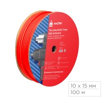 Шланг пневматический 10х15 мм, 100 м, ПВХ композитный МАСТАК 684-10100