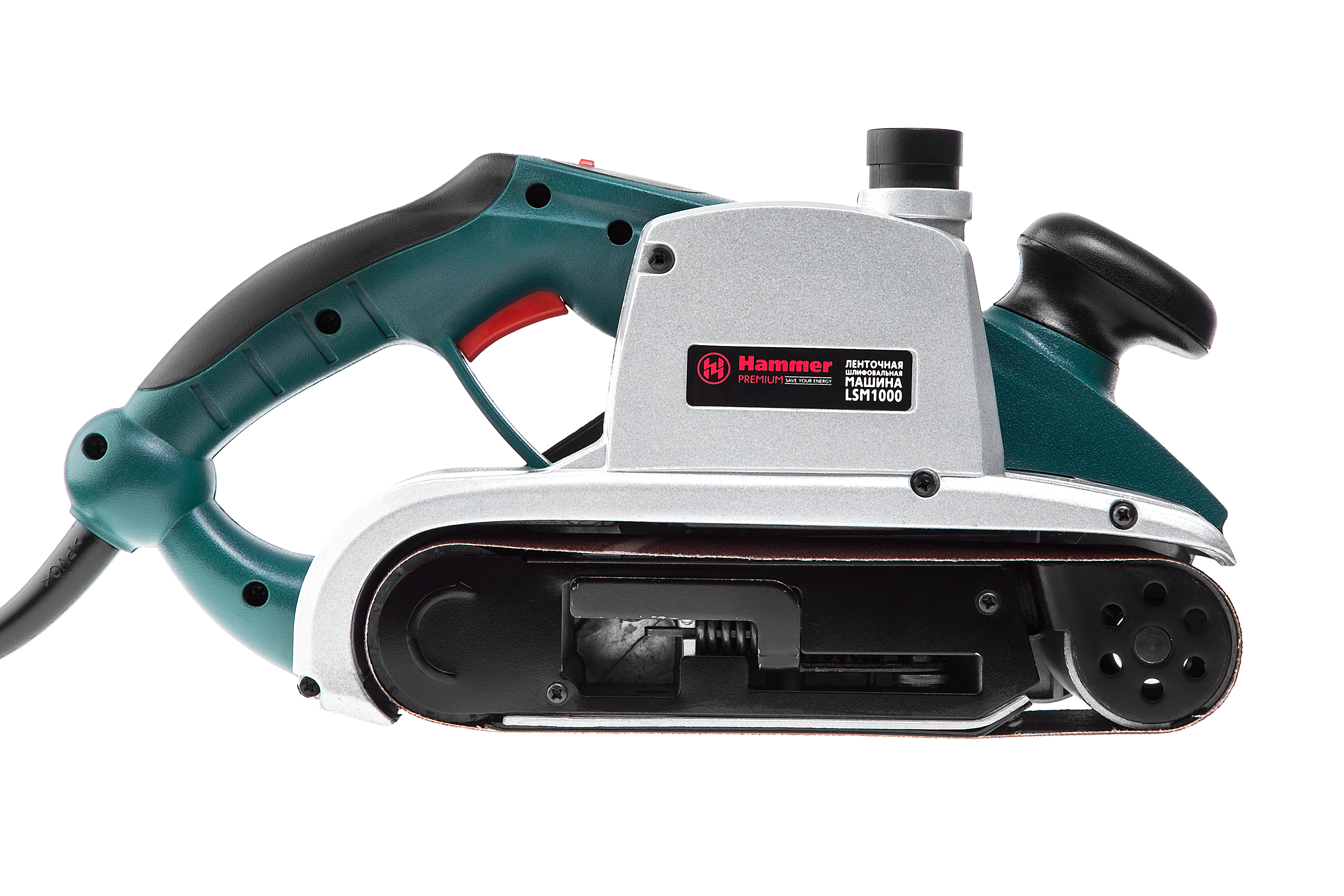 Машинка шлифовальная ленточная HAMMER LSM1000 PREMIUM