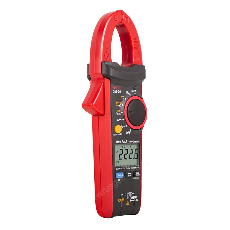 Токовые клещи RGK CM-20 с поверкой